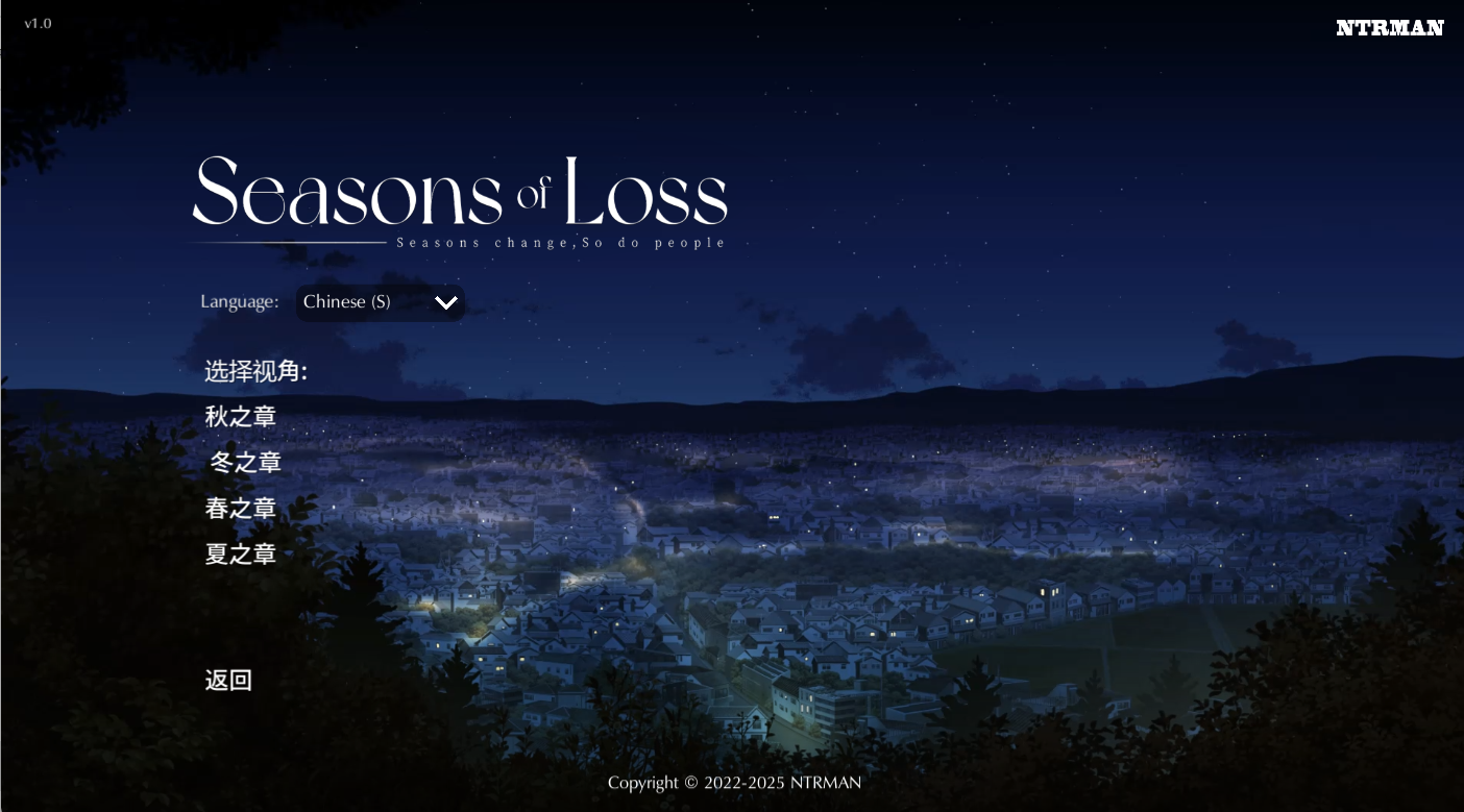 图片[1]-【PC/SLG】[NTRMAN]迷失的季节/Seasons of Loss V1.0 官方中文版 [日式SLG/汉化/2D动态/小马大車/步兵/CV配音] 【2.7G】-丝路游戏