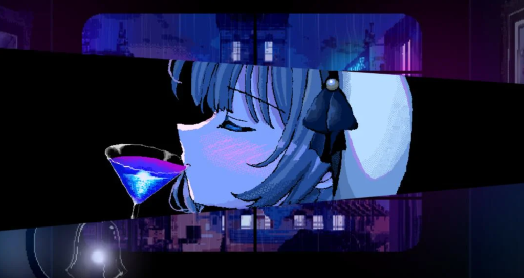 图片[3]-【PC/像素ADV】雨夜迷醉时/A night filled with the sound of rain 官方中文版 [中文/动态/像素/新作]【0.6G】-丝路游戏