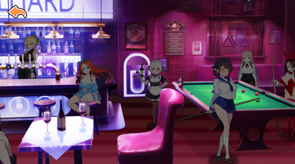 【PC/休闲SLG】天使台球酒吧 エンジェルス ビリヤード バー [新作/官中/动态]【1G】-丝路游戏